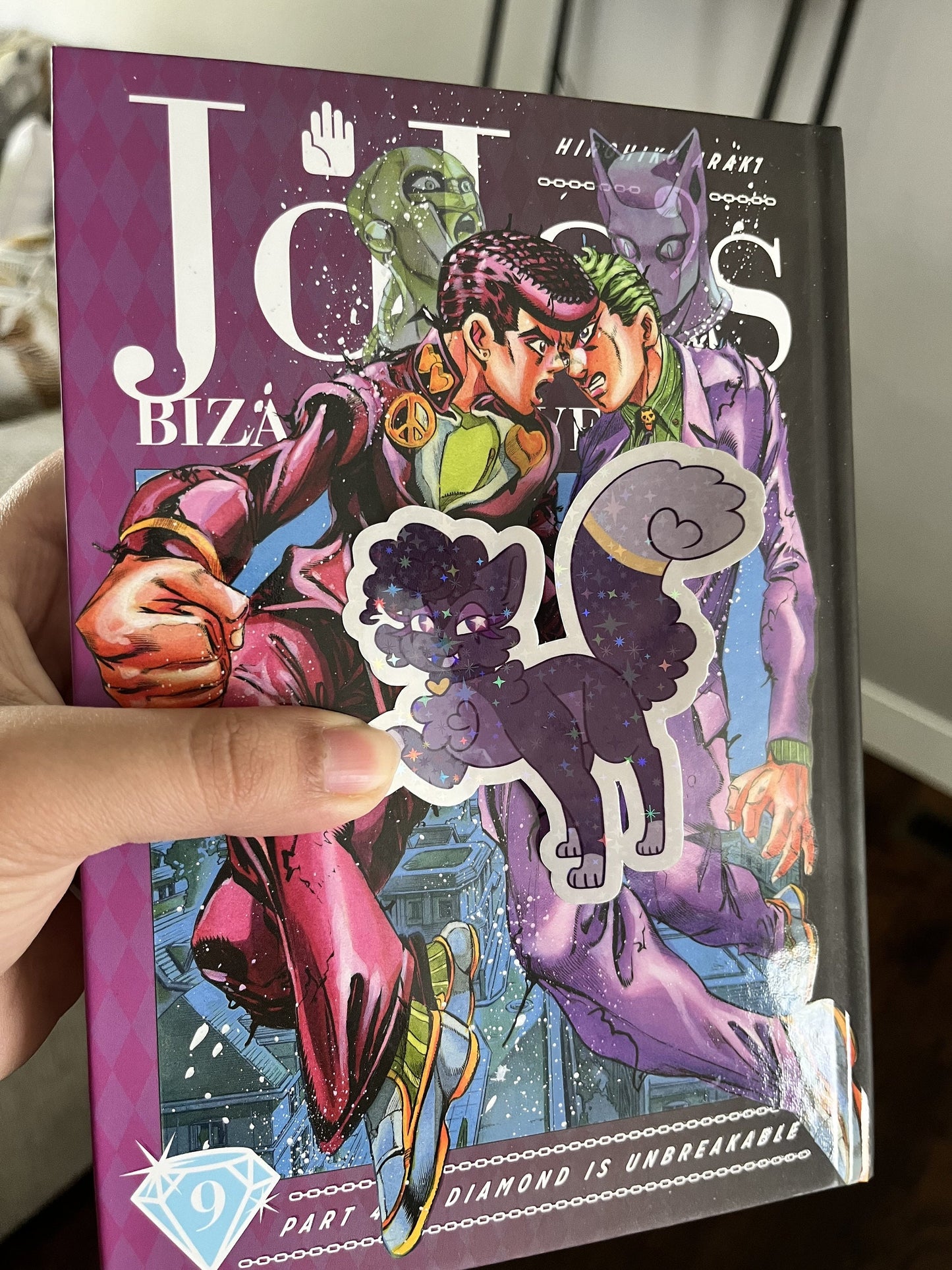 JJBA Kitties - Holo Stickers