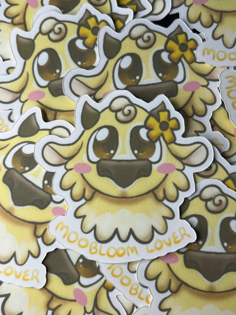 Bloom Cow - Matte Stickers