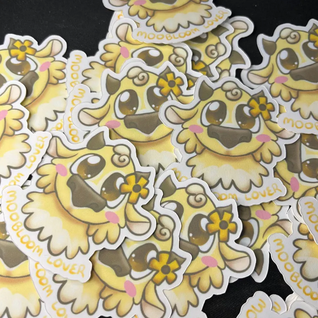 Bloom Cow - Matte Stickers