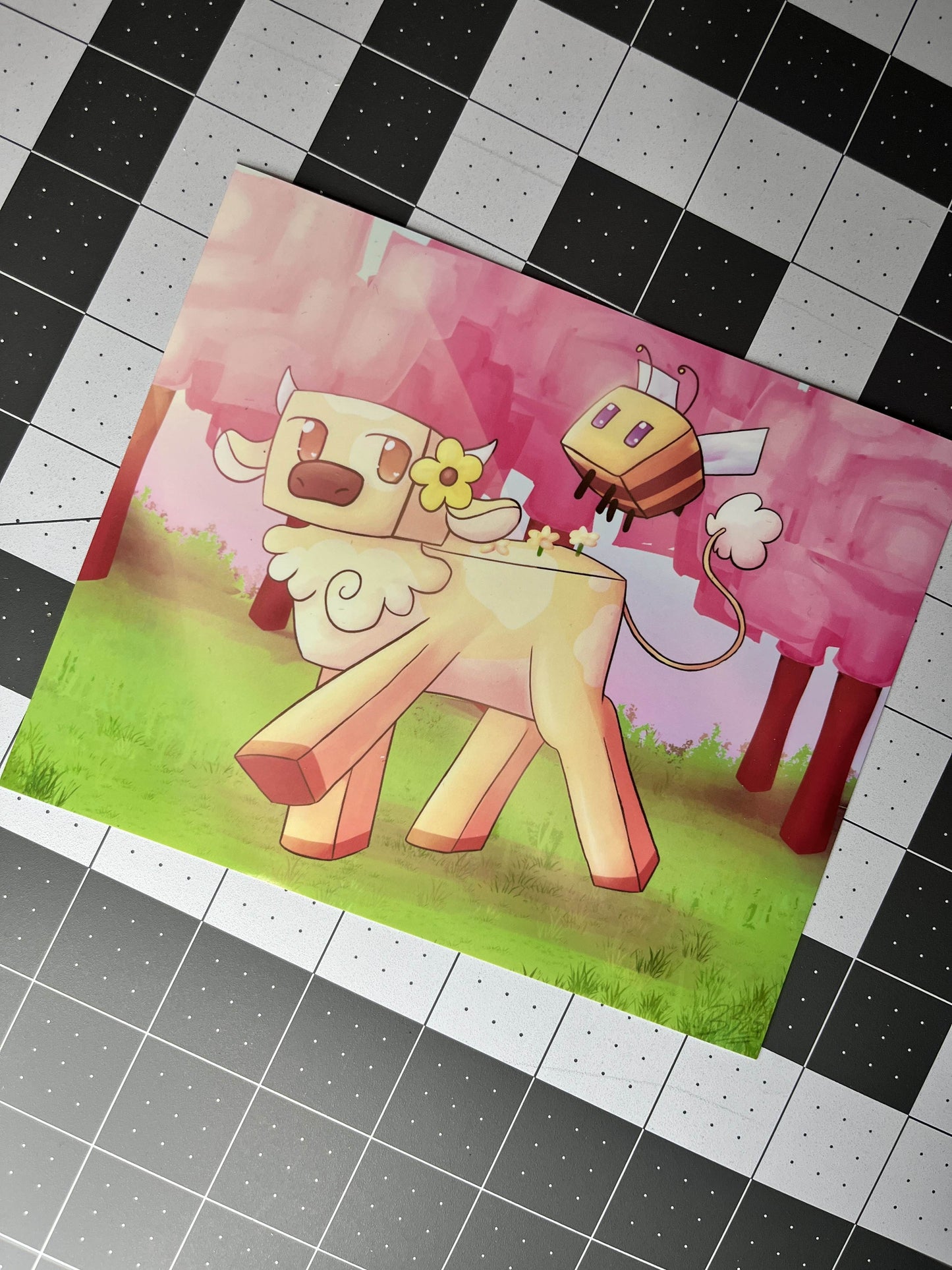 Bloom Cow - Mini Prints