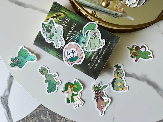 Cute Pokemon - Matte Stickers
