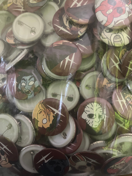 DBD Killers - Pin Buttons