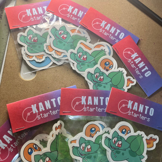 Region Starter Packs - Matte Stickers