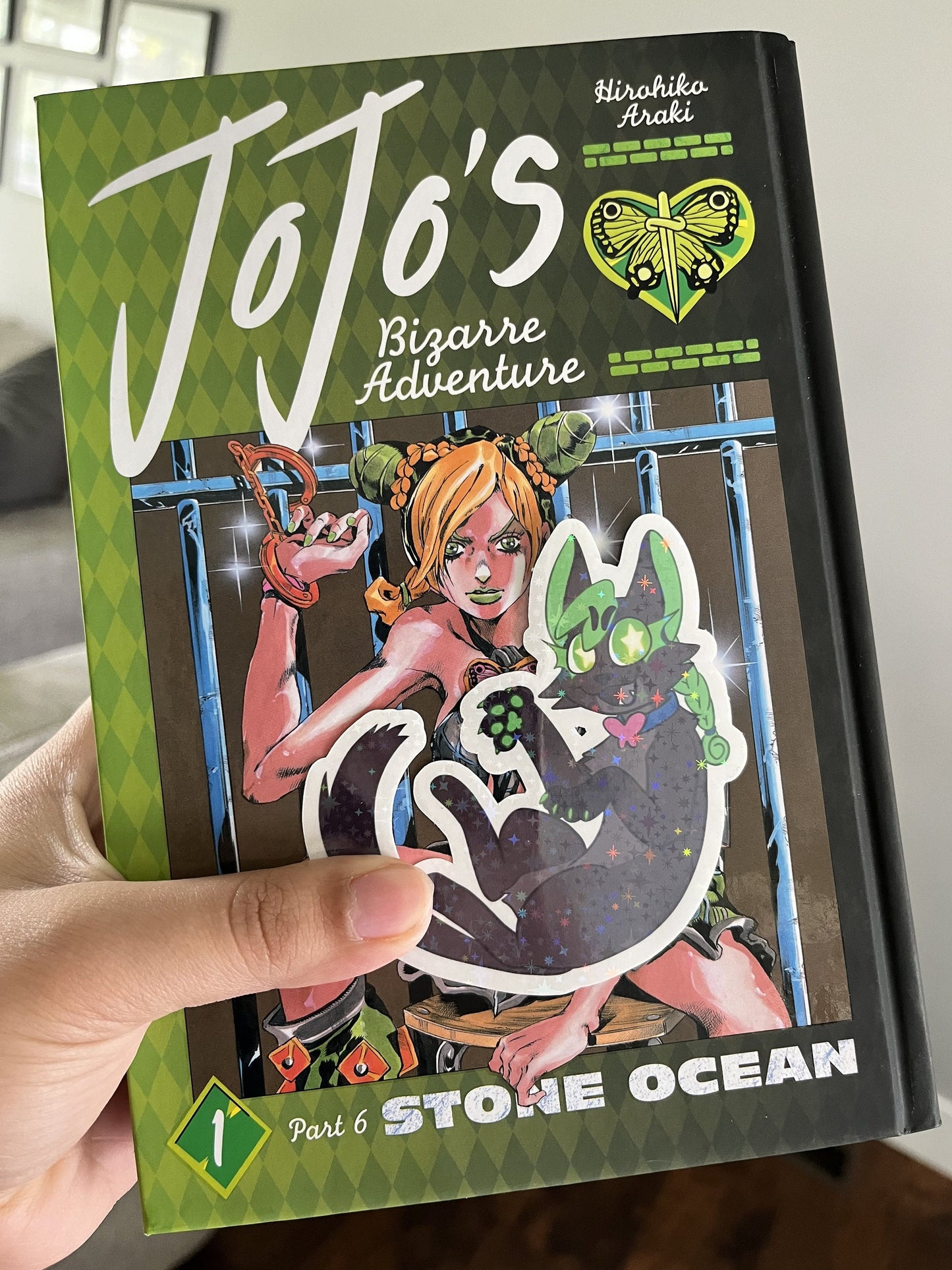 JJBA Kitties - Holo Stickers